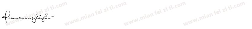 dm english字体转换